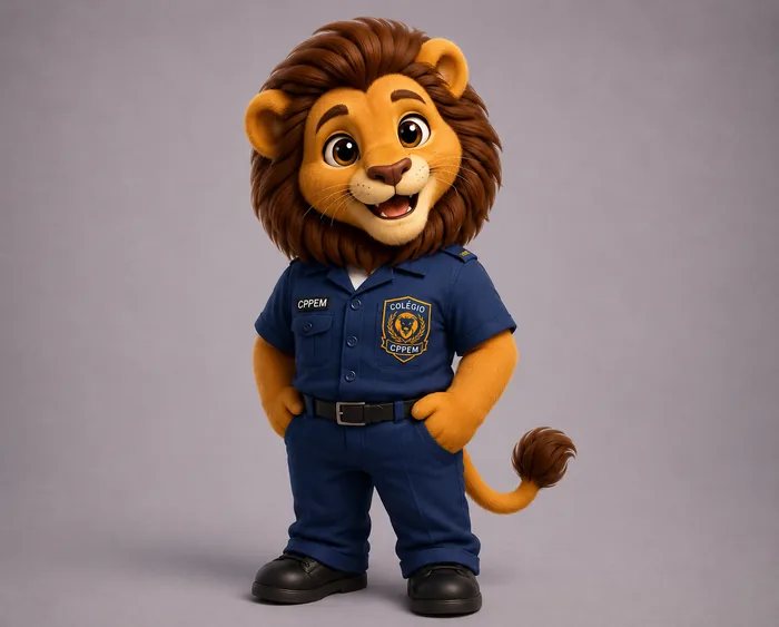 Léo Leão, mascote do Colégio CPPEM
